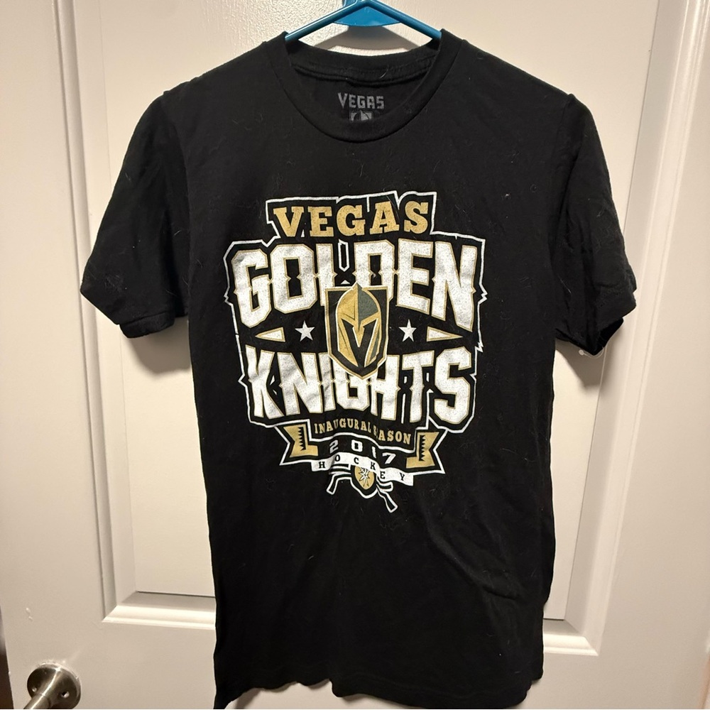 Vegas Golden Knights Black T-Shirt Inaugural Season